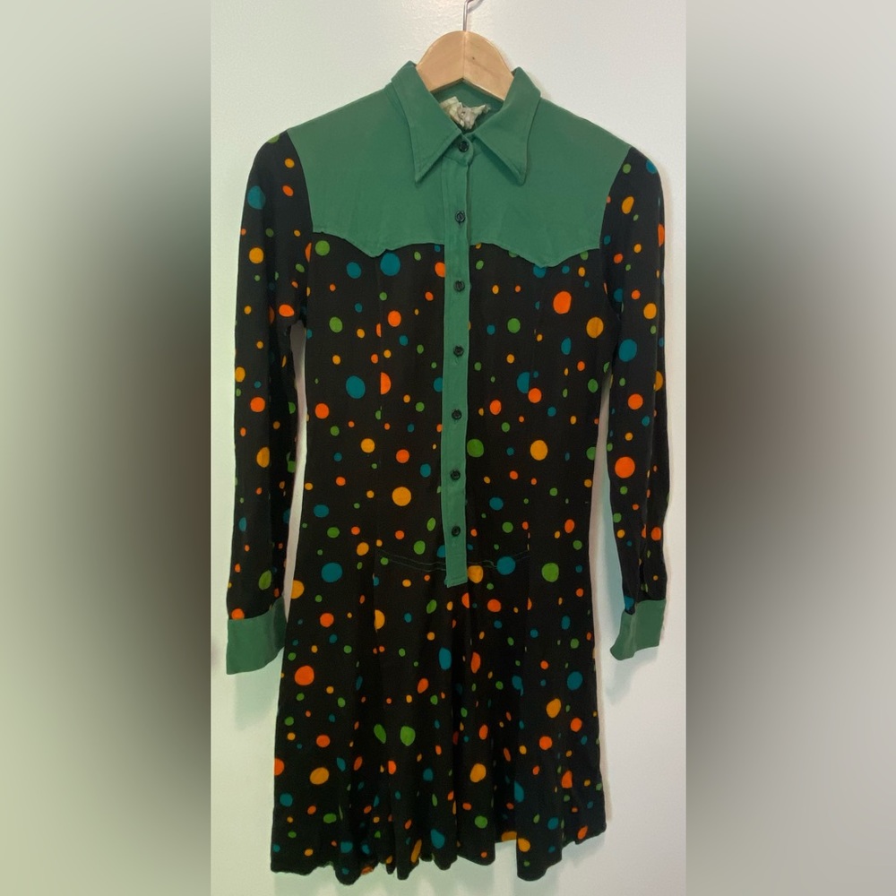 Vintage western inspired Italian Ferlina dress